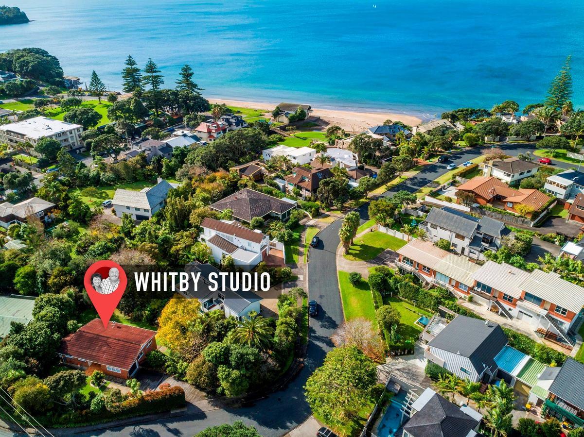 Whitby Studio - Mairangi Bay Beach Окленд Екстер'єр фото